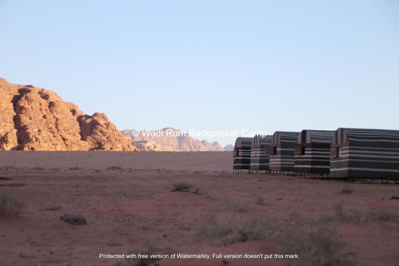 Wadi Rum Backpacker Camp Eksteriør bilde
