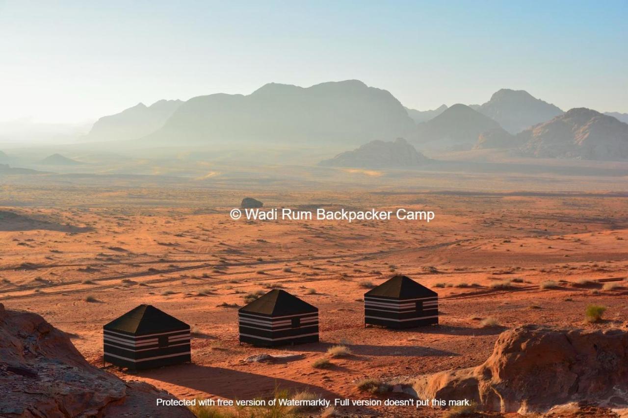 Wadi Rum Backpacker Camp Eksteriør bilde